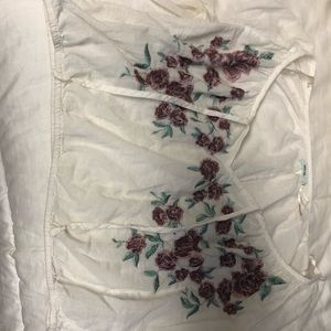 Urban outfitters cropped blouse